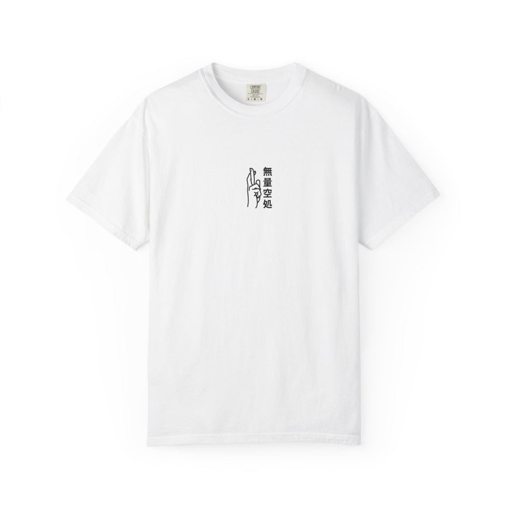Minimal Arc - Inspired by Satoru Gojo 無量空処 Unlimited Void Domain Expansion Anime Heavyweight Tee – Jujutsu Kaisen