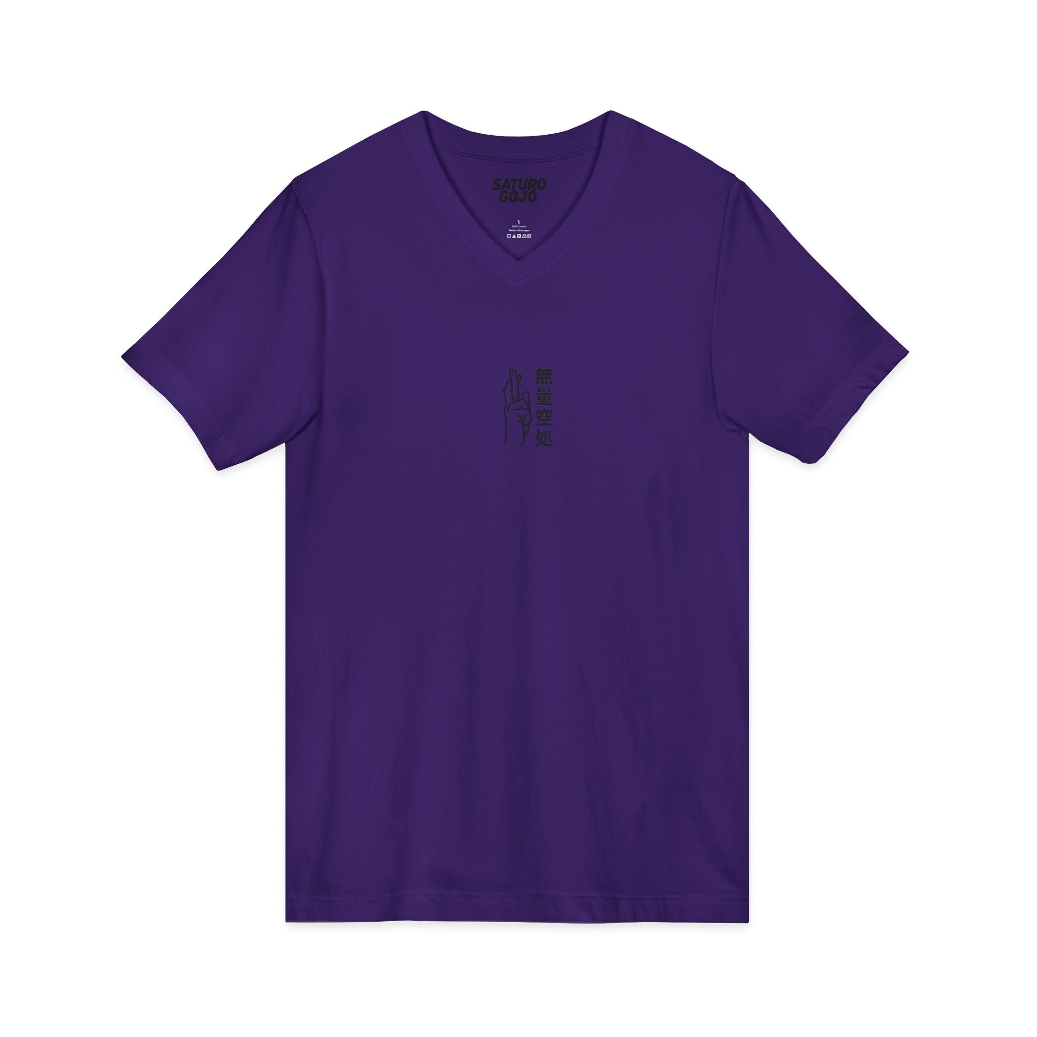 Minimal Arc - Inspired by Satoru Gojo 無量空処 Unlimited Void Domain Expansion Anime V-Neck Tee – Jujutsu Kaisen