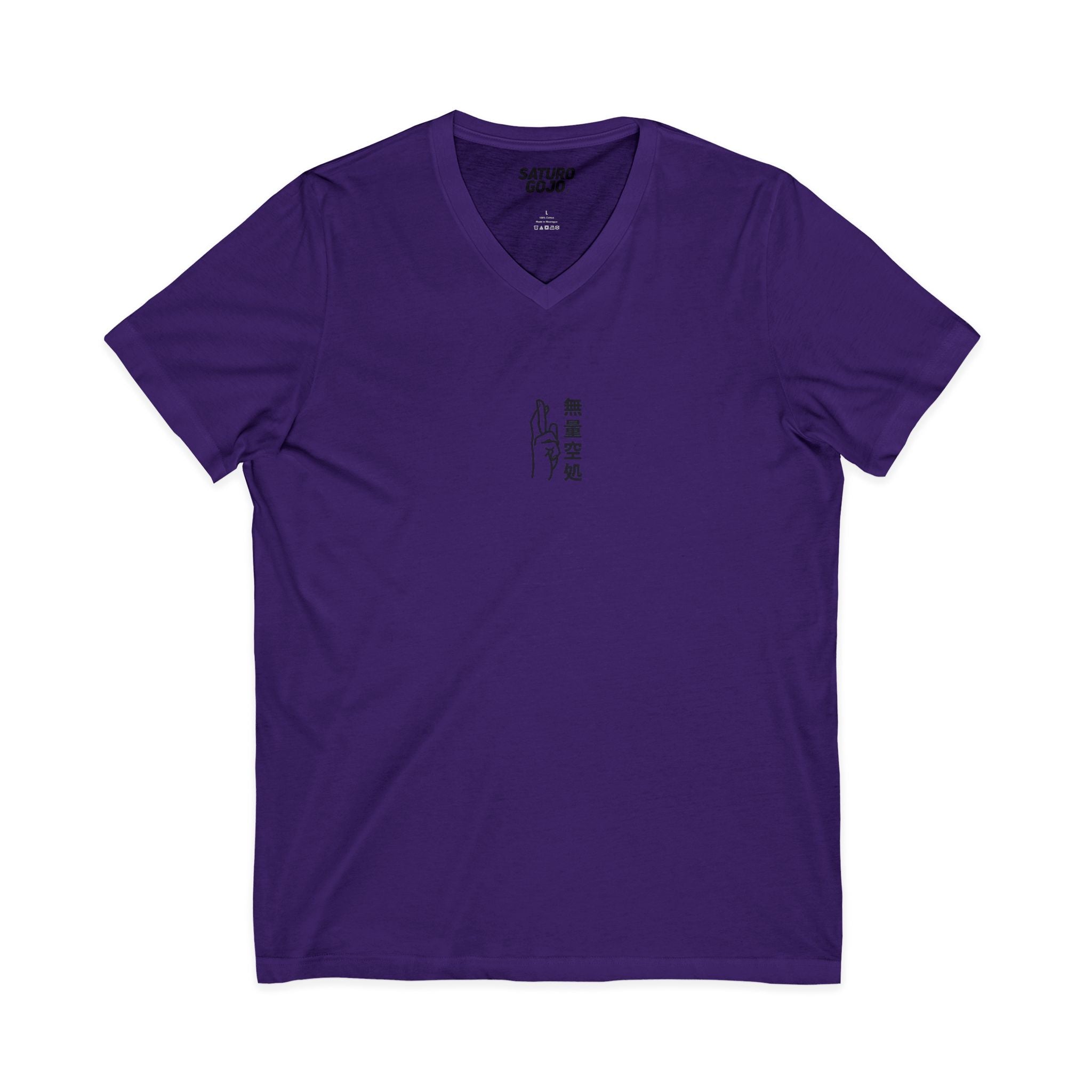 Minimal Arc - Inspired by Satoru Gojo 無量空処 Unlimited Void Domain Expansion Anime V-Neck Tee – Jujutsu Kaisen