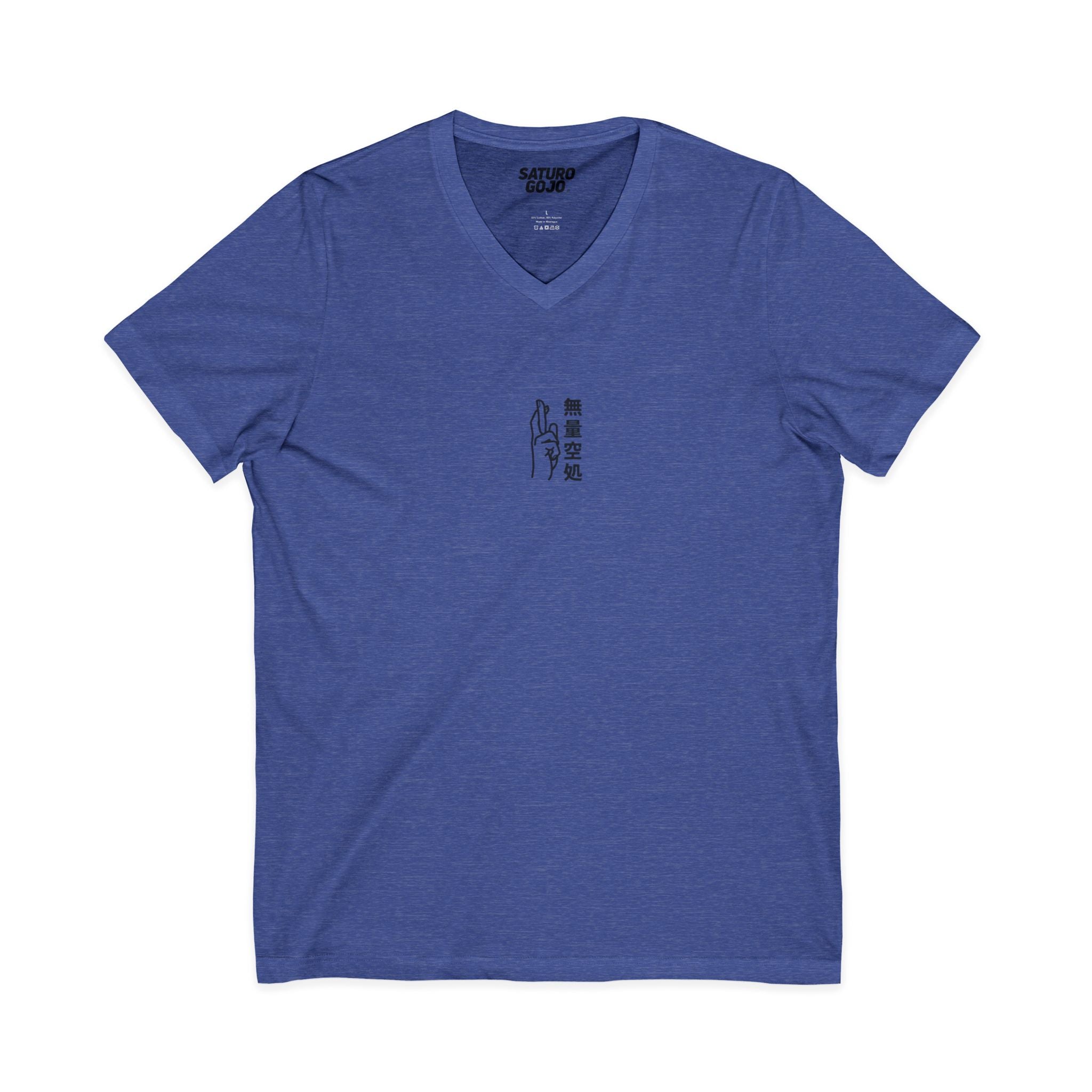 Minimal Arc - Inspired by Satoru Gojo 無量空処 Unlimited Void Domain Expansion Anime V-Neck Tee – Jujutsu Kaisen