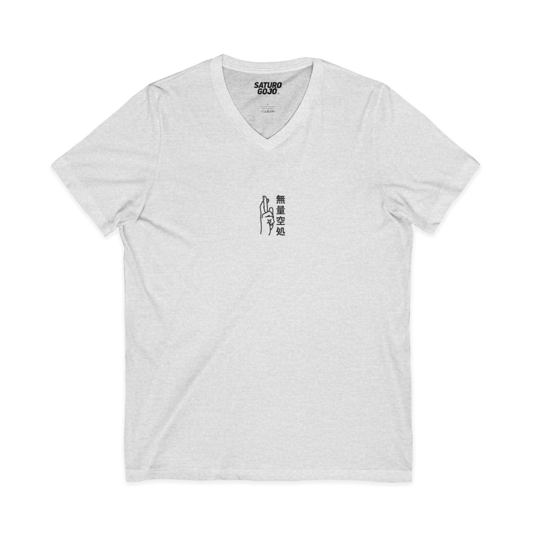 Minimal Arc - Inspired by Satoru Gojo 無量空処 Unlimited Void Domain Expansion Anime V-Neck Tee – Jujutsu Kaisen