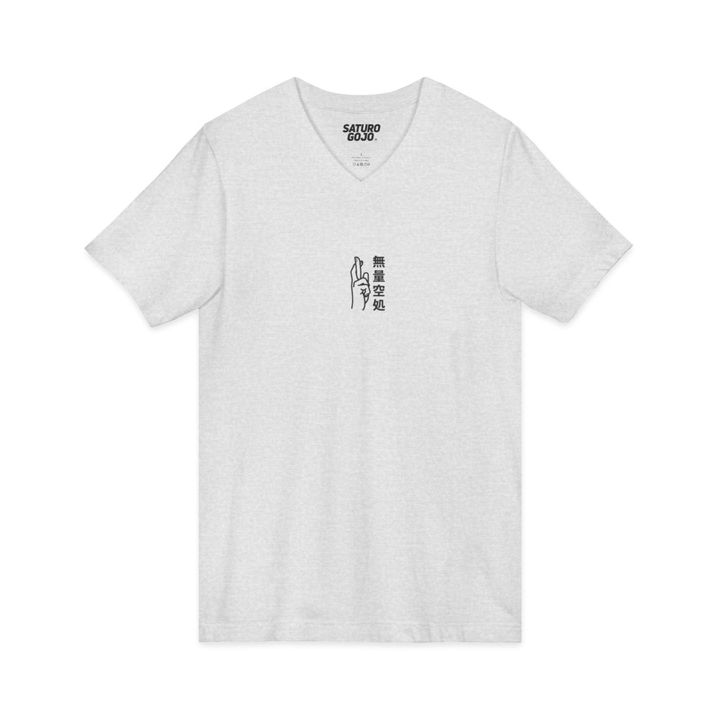 Minimal Arc - Inspired by Satoru Gojo 無量空処 Unlimited Void Domain Expansion Anime V-Neck Tee – Jujutsu Kaisen