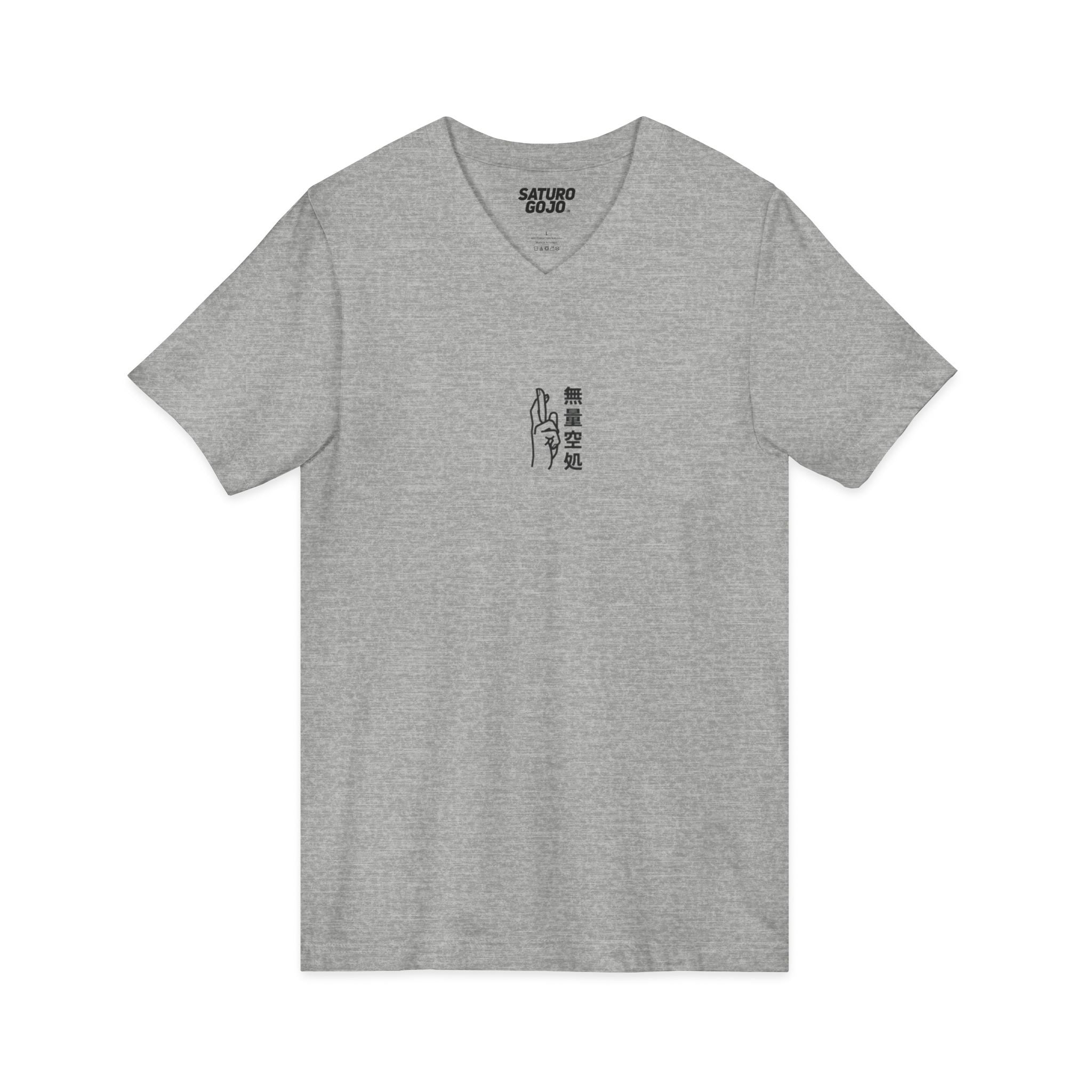 Minimal Arc - Inspired by Satoru Gojo 無量空処 Unlimited Void Domain Expansion Anime V-Neck Tee – Jujutsu Kaisen
