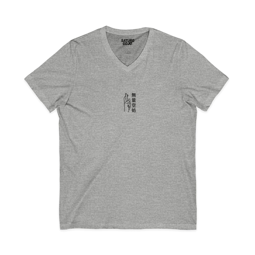 Minimal Arc - Inspired by Satoru Gojo 無量空処 Unlimited Void Domain Expansion Anime V-Neck Tee – Jujutsu Kaisen