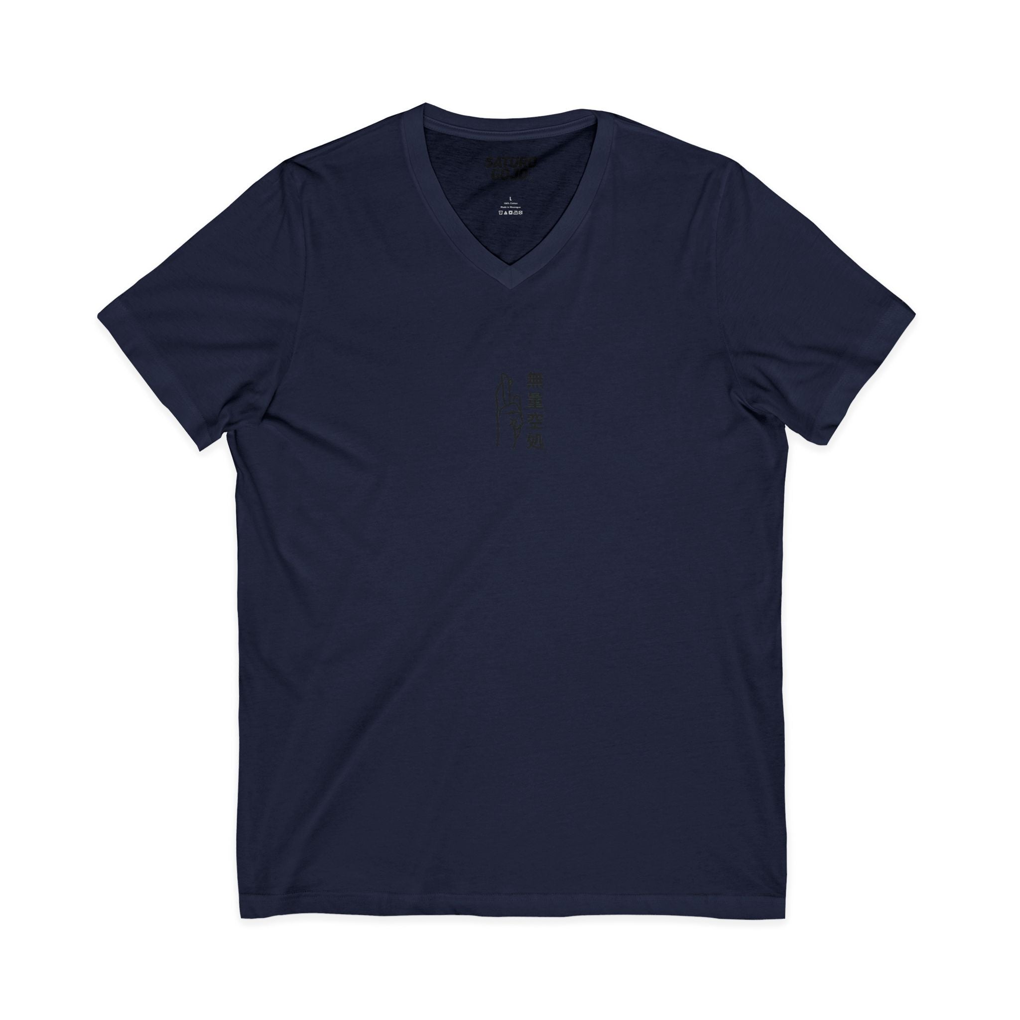 Minimal Arc - Inspired by Satoru Gojo 無量空処 Unlimited Void Domain Expansion Anime V-Neck Tee – Jujutsu Kaisen